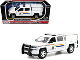 2017 Chevrolet Silverado 1500 LT Z71 Crew Cab Pickup Truck with Camper Box Royal Canadian Mounted Police White Law Enforcemen
