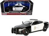 2023 Dodge Charger Pursuit Police Car LAPD (Los Angeles Police Department) Black and White Law Enforcement and Public Service