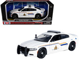 2023 Dodge Charger Pursuit Police Car RCMP (Royal Canadian Mounted Police) White Law Enforcement and Public Service Series 1