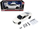 2023 Dodge Charger Pursuit Police Car White Custom Builders Kit Law Enforcement and Public Service Series 1/24 Diecast Mode