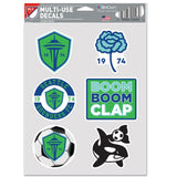 Seattle Sounders FC Decal Multi Use Fan 6 Pack Special Order