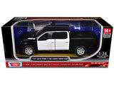 2019 Ford F150 Lariat Crew Cab Pickup Truck Unmarked Plain Black and White Custom Builders Kit Law Enforcement and Public S