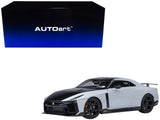 Nissan GTR50 By ItalDesign Black and White Metallic 1/18 Model Car by Autoart