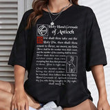 The Holy Hand Grenade of Antioch T-Shirt – Funny 1975 Cult Classic Movie Quote Weirdcore Unisex Graphic Tee