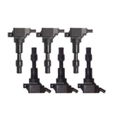 Set of 3 Ignition coil + Spark Plug for Kia 2016-2021 Sedona Sorento Cadenza Genesis 2017-2020 G70 G80 Hyundai 2020-2021 Palisade V6 3.3L 3.8L