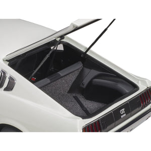 1973 Toyota Celica Liftback 2000Gt (Ra25) Rhd (Right Hand Drive) White With Red And Black Stripes 1/18 Model Car By Autoart