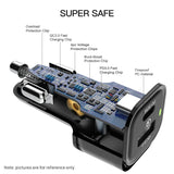 REXING JETSPEED Black 78W PowerDelivery+ USB-C/USB Car Charger