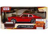 1971 Mercury Comet GT Red with Black Stripes Forgotten Classics Series 1/24 Diecast Model Car by Motormax