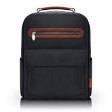 U Series | LOGAN | 17 Nylon, TwoTone, DualCompartment, Laptop & Tablet Backpack Black