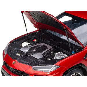 Lamborghini Urus Rosso Efesto Pearl Red 1/18 Model Car By Autoart