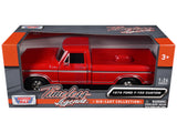 1979 Ford F150 Custom Pickup Truck Red Timeless Legends Series 1/24 Diecast Model Car by Motormax