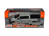 2019 Ford F150 Limited Crew Cab Pickup Truck Gray Timeless Legends Series 1/241/27 Diecast Model Car by Motormax