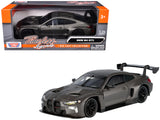 BMW M4 GT3 Matt Black Timeless Legends Series 1/24 Diecast Model Car by Motormax