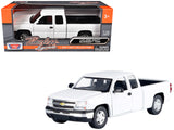 2006 Chevrolet Silverado 1500 Pickup Truck White Timeless Legends Series 1/25 Diecast Model Car by Motormax