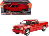 2006 Chevrolet Silverado SS Pickup Truck Red Timeless Legends Series 1/25 Diecast Model Car by Motormax