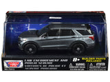 2022 Ford Police Interceptor Utility Gray Metallic Unmarked Custom Builders Kit Law Enforcement and Public Service Series 1