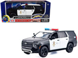 2025 Chevrolet Tahoe PPV LAPD (Los Angeles Police Department) Black and White with Flashing Light Bar and Front and Rear Light