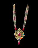 DLN128 Adaya multicolor natural beads necklace ( READY TO SHIP )