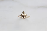 Sacred Heart Ring in 14k Gold