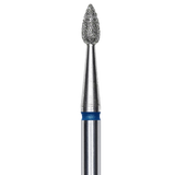 DIAMOND NAIL DRILL BIT, "DROP", BLUE, HEAD DIAMETER 2.3/5MM (FA40B023/5) - STALEKS™