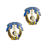 Army 7th Cavalry Regiment Unit Crest (pair)