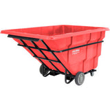 Global IndustrialForkliftable Extra Hd Plastic Tilt Truck 2.5 Cu. Yd. Cap2750 Lbs. Capred