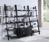 Coaster Furniture Colella 5-Shelf Ladder Bookcase Cappuccino 800338