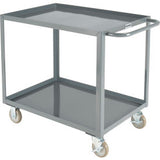 Global Industrial Welded Steel Utility Cart W/2 Tray Shelves 1200 Lb. Cap 36L X 24W X 35H