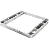 Global Industrial Aluminum Pallet Dolly With Tilt Rollers 48 X 48 6000 Lb. Cap.