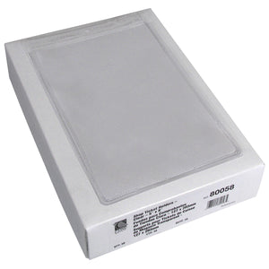 Vinyl Shop Ticket Holder, Both Sides Clear, 5 X 8, 50/Bx, 80058