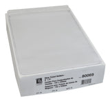 Vinyl Shop Ticket Holder, both sides clear, 6 x 9, 50/BX, 80069