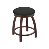 802 Misha 18 Swivel Vanity Stool With Bronze Finish And Canter Iron Seat