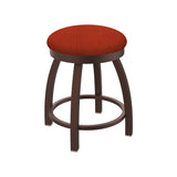 802 Misha 18 Swivel Vanity Stool With Bronze Finish And Graph Poppy Seat
