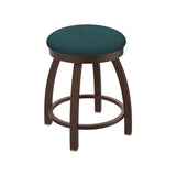 802 Misha 18 Swivel Vanity Stool With Bronze Finish And Graph Tidal Seat