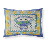 Caroline'S Treasures 8072Pillowcase Crab Moisture Wicking Fabric Standard Pillowcase, Large, Multicolor