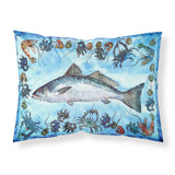 Caroline'S Treasures 8086Pillowcase Fish Speckled Trout Moisture Wicking Fabric Standard Pillowcase, Large, Multicolor