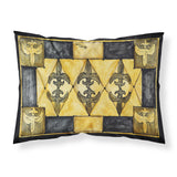 Caroline'S Treasures 8089Pillowcase Fleur De Lis Moisture Wicking Fabric Standard Pillowcase, Large, Multicolor