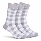 Rysn Calf Length Cotton Smoke Grey Socks For Man | Durable & Breathable | AntiOdour, Antibacterial & Moisture Absorbent | Soft 