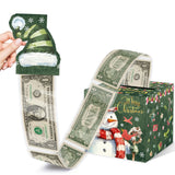 Christmas Party Gifts, Money Box for Cash Gift, Merry Christmas Money Gift Box with Pull Out Card and Cash Holder, Xsmas Surpris