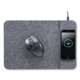 Allsop Als32192 Powertrack Wireless Charging Mousepad, Black
