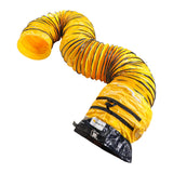 MOUNTO 25FT PVC Flexible Duct Hosing for Exhaust Fan (16inch)