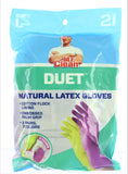 Mr.Clean 949800 Duet Latex Cleaning Gloves L 2/Pair (243094)