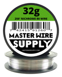 Nichrome 80 250 32 Gauge Wire 250ft 0.2mm 0.008in Made in USA Master Wire Supply