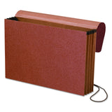 Pendaflex 1056ELOX Standard Expanding Wallet, 3 1/2 Exp, 1 Pocket, Legal, Redrope