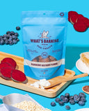 What's Barking Soft Bites - Premium Dog Treats, Natural Ingredients, Made in The USA (6 oz, Blueberry Beetroot)