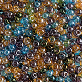John Bead Czech Glass Seed Bead/Pony Bead 6/0 (100g) Mix Crystal Multi Luster Beads for DIY Arts Crafts Jewelry Bracelets Neckla