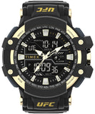 Timex UFC Combat Quartz Analog-Digital Black Dial Mens Watch TW5M58300JT