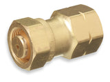 SA - Acetylene Adaptor - CGA-520 (Size B Cylinder) to CGA-510 (P.O.L. Regulator)