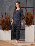 Gosriki Women'S Rayon Blend Bandhej Printed Ethnic Co-Ord Set (Nesta Blue-Nl-Gs_Xl_Blue_X-Large),Blue,,B0D4ZJ7HJ7
