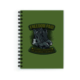 Plan To Gift Notebook A5 Plain Army Shoes Notebook Wire Bound Spiral Printed Pages:160 (Size A5)